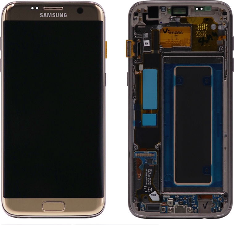 Dressoir Groot consumptie ᐅ • Samsung Galaxy S7 Edge Scherm (LCD + Touchscreen) A+ Kwaliteit Goud |  Snel en Goedkoop: PhoneGigant.nl