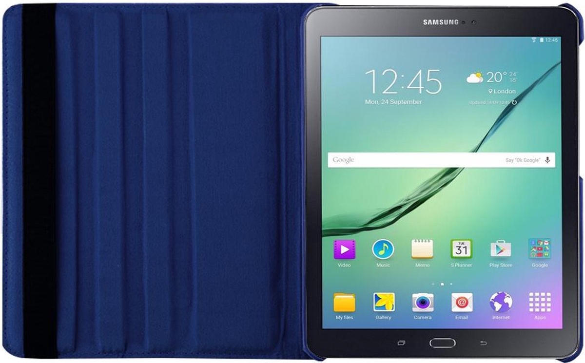 ᐅ • Samsung Galaxy S2 9.7 Draaibare Book Case - Blauw | Snel en PhoneGigant.nl