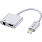 Devia Duo Smart Lightning Splitter - 3.5mm & Charging