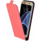 Mobiparts Premium Flip Case Samsung Galaxy S7 Peach Roze