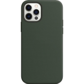 Phonegigant - iPhone 12 Pro Max - Silicone case met Magsafe - Groen