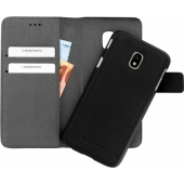 Samsung Galaxy J3 (2017) Mobiparts 2 in 1 Wallet Case Zwart