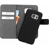 Samsung Galaxy S7 Mobiparts 2 in 1 Wallet Case Zwart