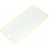 Tempered Glass met gekleurde rand voor iPhone 6 Plus & 6S Plus Geel
